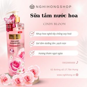 Sữa Tắm Nước Hoa Cindy Bloom – Hương Thơm Quyến Rũ, Dưỡng Da Mịn Màng
