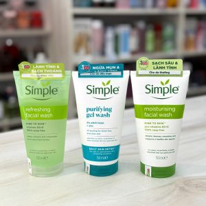 Sữa Rửa Mặt Simple – Dịu Nhẹ, Lành Tính, Phù Hợp Mọi Loại Da