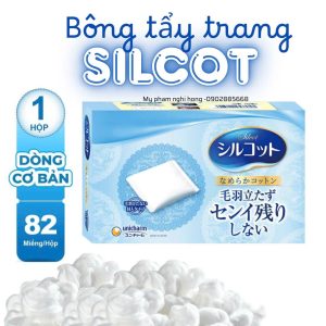 Bông Tẩy Trang Silcot Dòng Cơ Bản 82 miếng