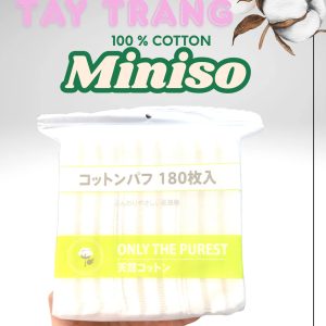 Bông Tẩy Trang Miniso 180 miếng