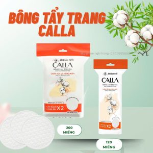 Bông Tẩy Trang Calla Gói 200 Miếng