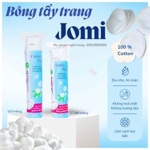 Bông Tẩy Trang Jomi 120 miếng