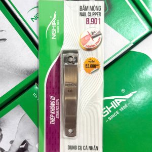 Bấm Móng Tay Thép Không Gỉ Lưỡi Bằng Loại Lớn Kềm Nghĩa B.901