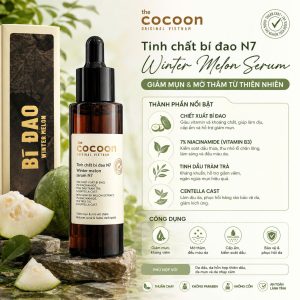 Tinh Chất Bí Đao Cocoon N7 Serum Giảm Mụn, Mờ Thâm Hiệu Quả Cho Da Dầu Mụn
