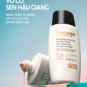 Sữa Chống Nắng Vô Cơ Sen Hậu Giang Cocoon – Bảo Vệ Da Phổ Rộng, Dịu Nhẹ Cho Da Nhạy Cảm