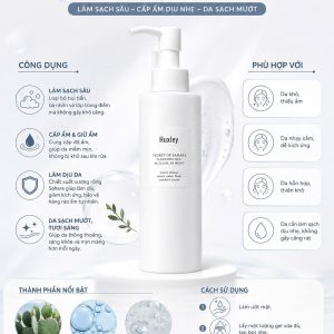 Sữa Rửa Mặt Huxley 200ml – Làm Sạch Dịu Nhẹ, Dưỡng Ẩm Chuẩn Hàn Quốc
